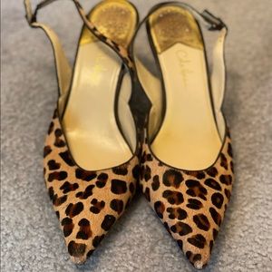 Cole Haan Leopard Sling-Back Heel 9.5W